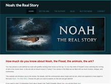 Tablet Screenshot of noahtherealstory.com